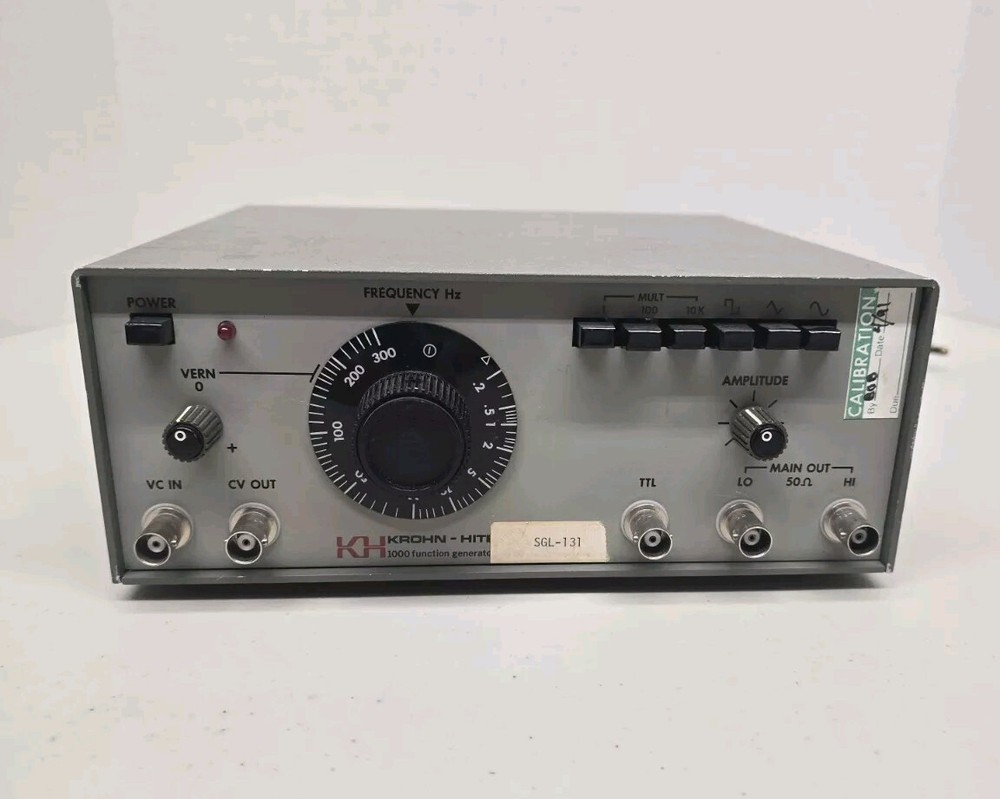 *Untested* Krohn-Hite 1000 Sweep / Audio Function Generator *Sold As Is*