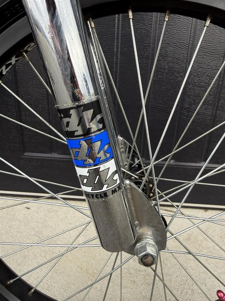 2000 DK Banshee Mid School BMX All Original White Blue Old Complete Bike Bicycle