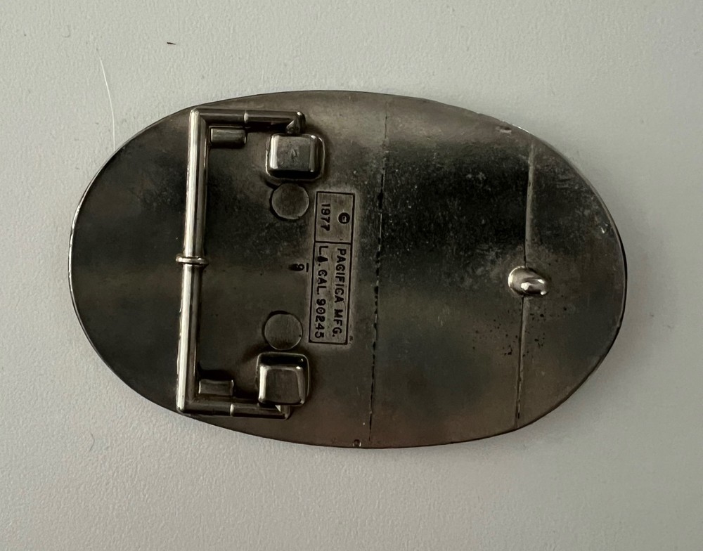 VTG 1977 KISS Logo Pacifica Prism Belt Buckle