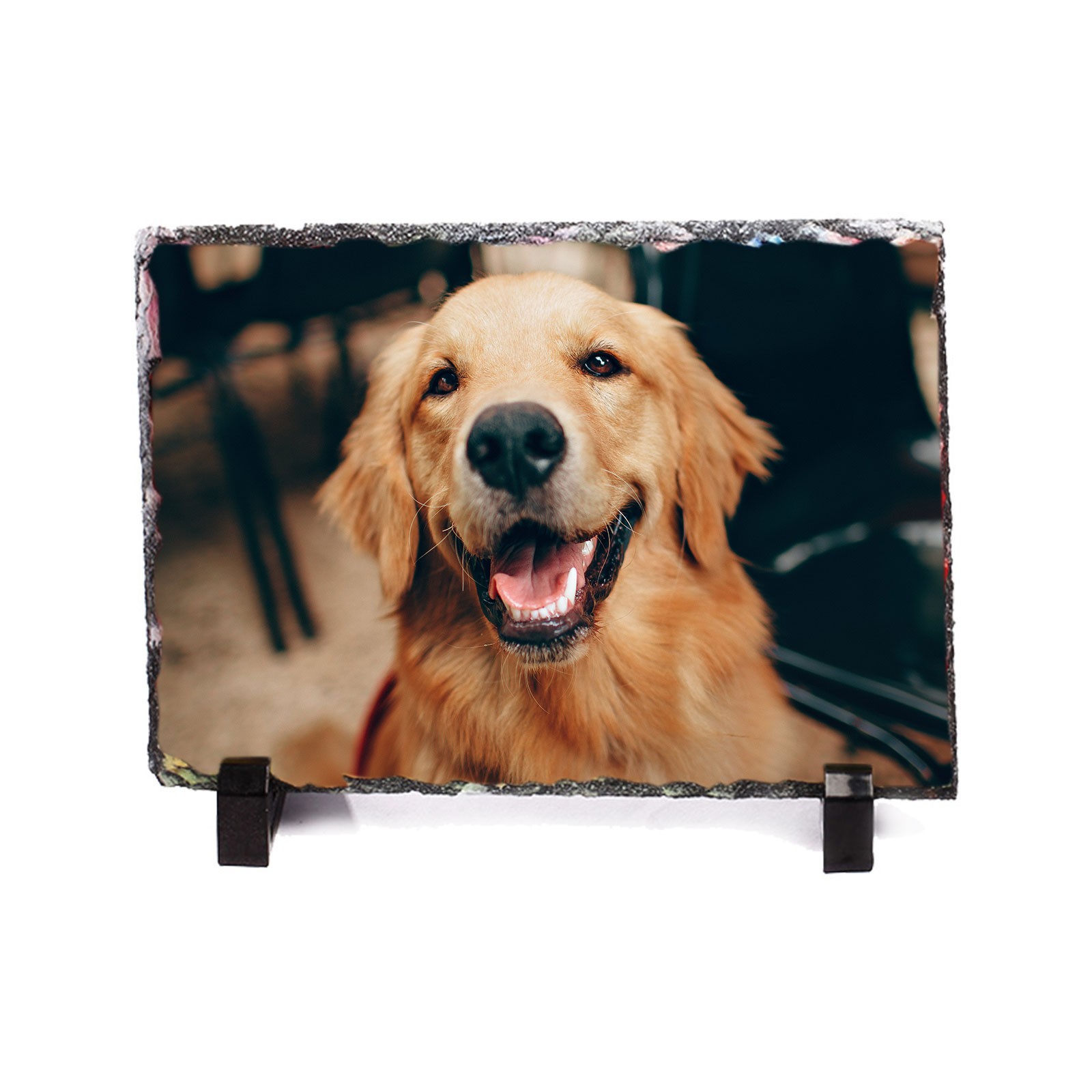 CALCA 15pcs 7.87" x 11.8" Sublimation Slate Rock Plaque Blanks w/ Display Holder