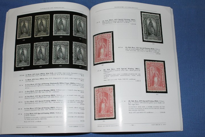 Siegel Auction Nov 2003 Silver Lake #866 INCLUDES REALIZATIONS BlueLakeStamps