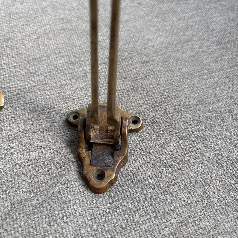 Antique Solid Brass Hotel Style Door Security Latch
