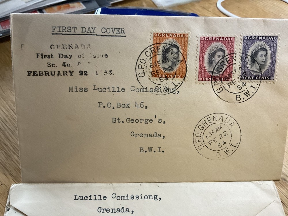 Grenada five stamp covers B3178