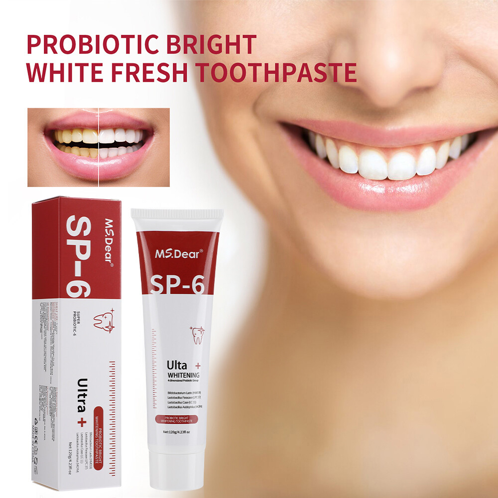 SP-6 Probiotic Toothpaste,Sp-6 Toothpaste Ultra Whitening Quick White Toothpaste