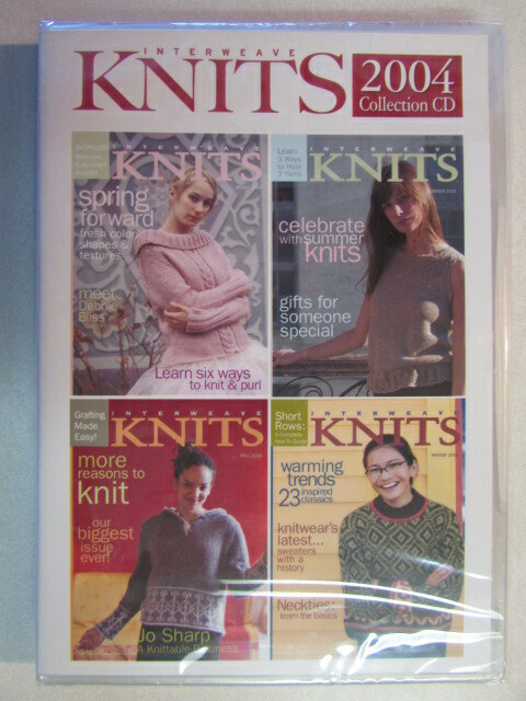 INTERWEAVE KNITS 2004 COLLECTION CD ROM FOUR PATTERNS: SPRING SUMMER FALL WINTER
