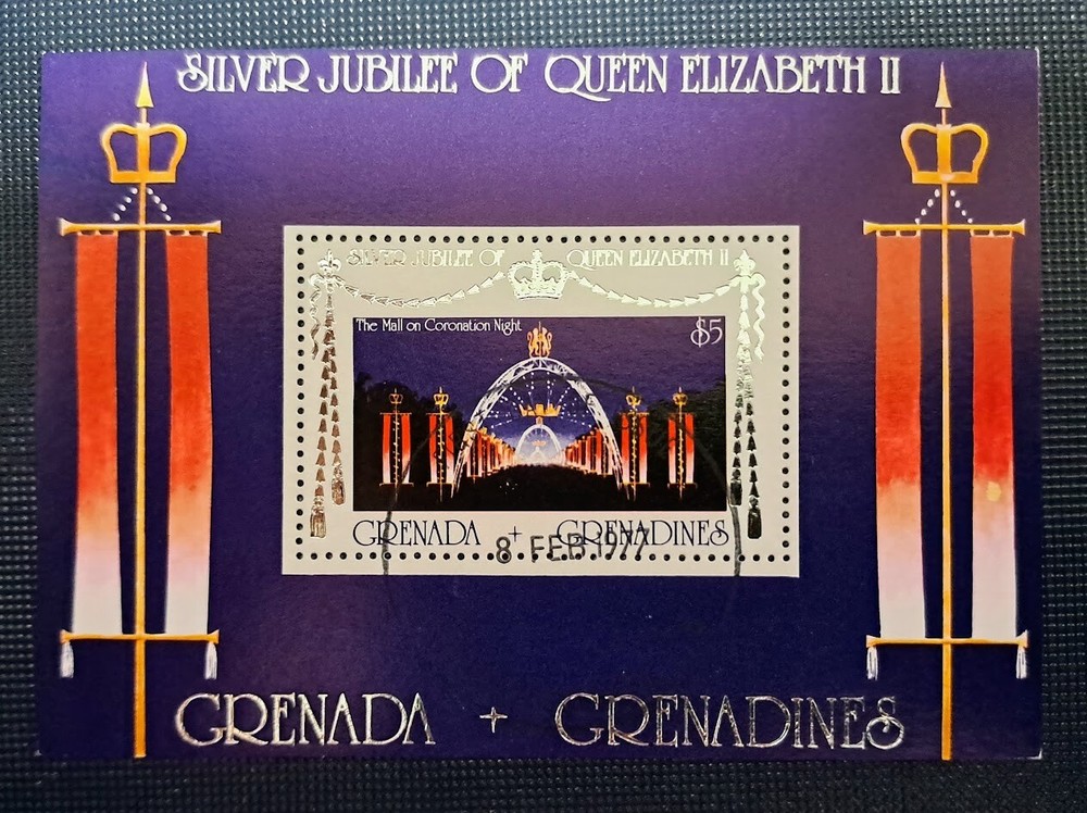 British Commonwealth Stamps Sheet Grenada $5