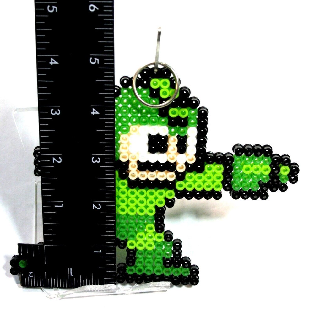 Mega Man Sprite Perler Pixel Art Bead Retro Nes Capcom Handmade Keychains