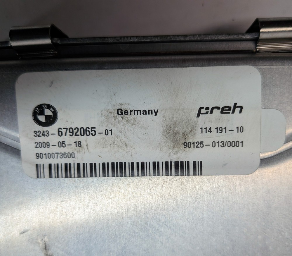 2009 BMW 750I (F01) REAR ACTIVE STEERING HSR COMPUTER CONTROL MODULE