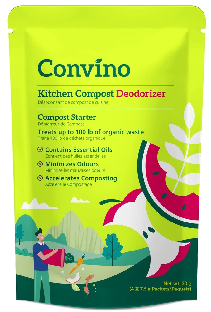 Convino: A Compost Starter/Accelerator Which Help to Reduce Kitchen Waste Odo...