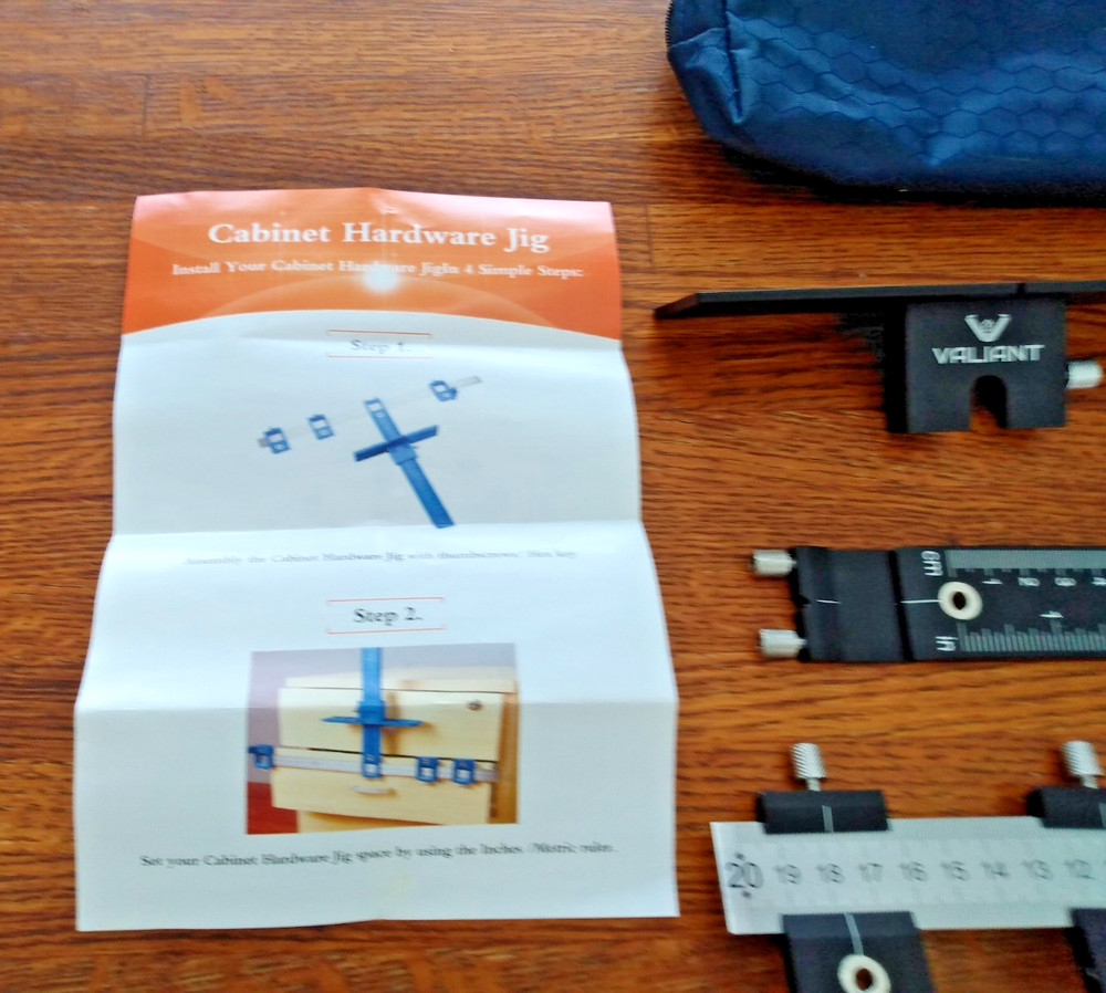 VALIANT Cabinet Hardware Jig Set and Case