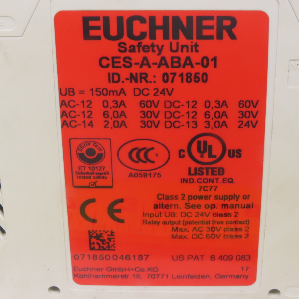 Echner CES-A-ABA-01 Safety Controller