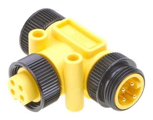1pc MOLEX '130035-0085 Sensor Splitter, T - Style, Cable Mount, 4 Position