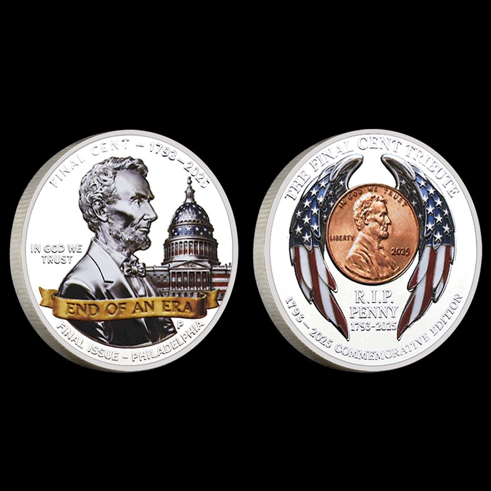 End of an Era Lincoln Penny Commemorative Coin Collectible Gift