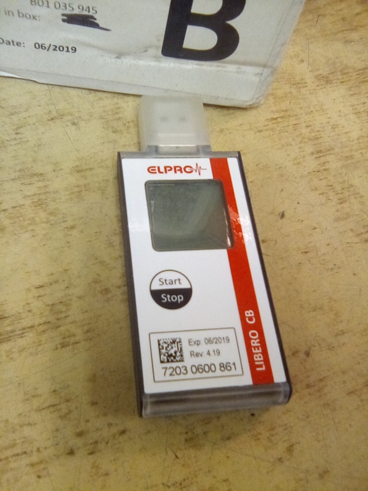 Elpro-BuchsAG Libero CB 800002 Temp Data Logger Exp. 06/2019