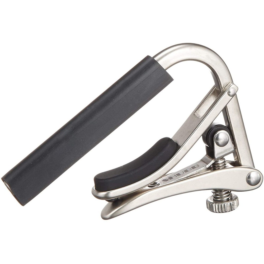 Shubb C2N Standard Capo for Nylon String Classical Guitars, Brushed Nickel