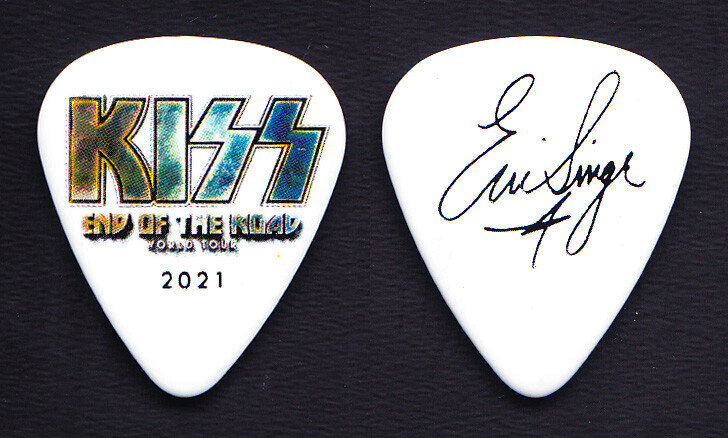 KISS Eric Singer Signature Band Logo Guitar Pick - 2021 End Of The Road Tour