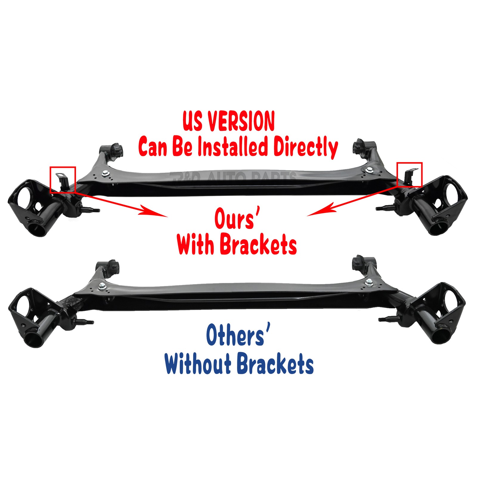 New Rear Crossmember Subframe For Toyota Corolla Matrix 2002-2007 ZZE130