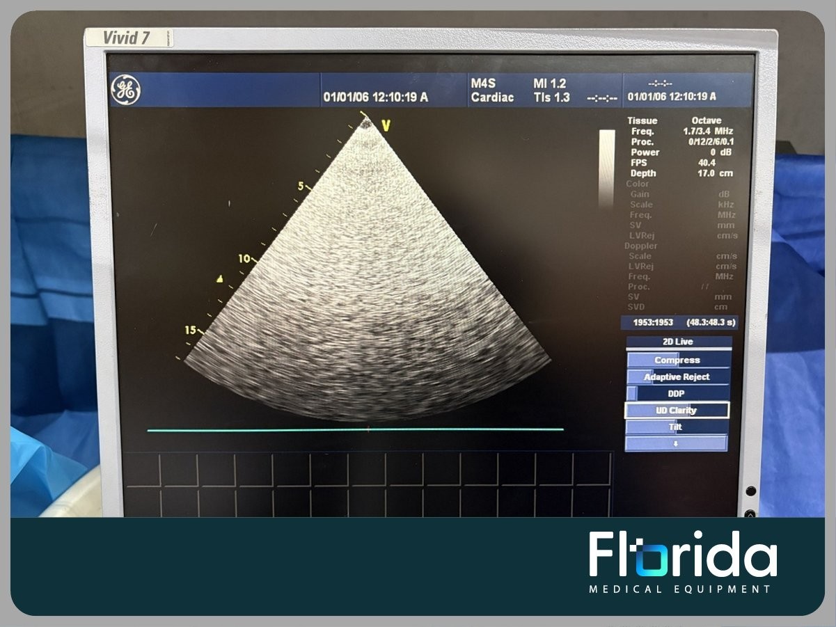 2007 GE M4S SECTOR ARRAY ULTRASOUND TRANSDUCER PROBE REF: 5129041 TESTED
