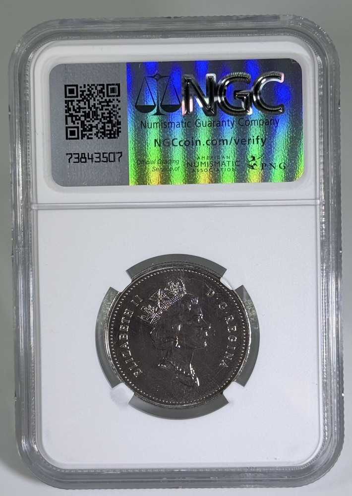 2000 NO ' W ' MINT CANADA 50 CENT NGC MS68 UNC HALF DOLLAR