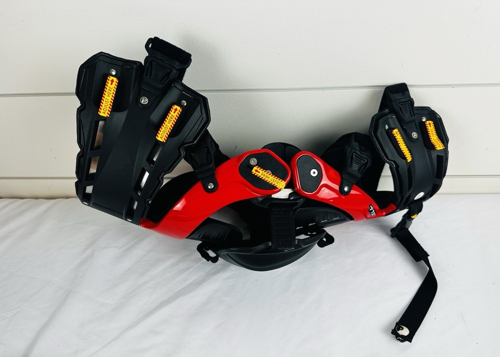 Asterisk Cell Knee Braces LEFT KNEE ONLY Size: SMALL Red/black