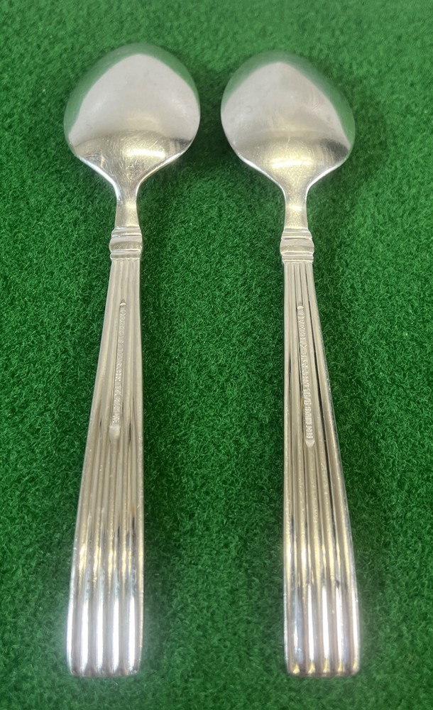 2 Replacement Reed & Barton Stainless CRESCENDO 6 3/4”Tablespoons