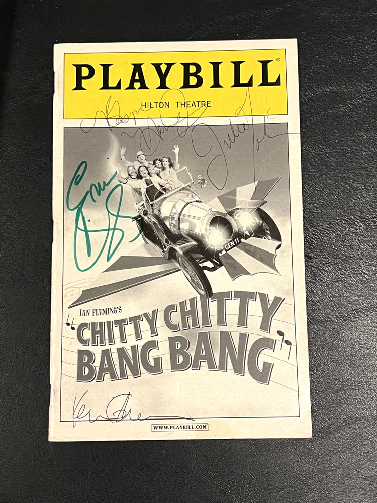 Chitty Chitty Band Bang Signed Playbill August 2005