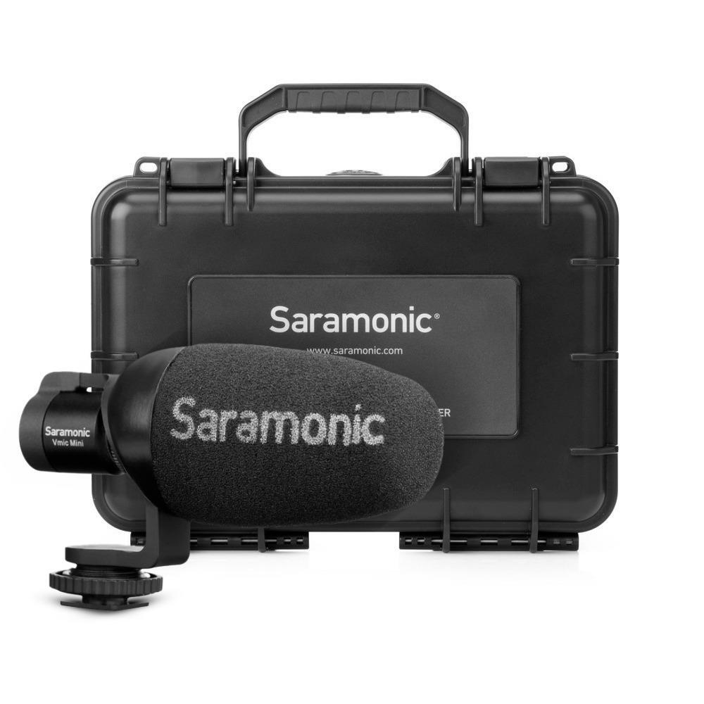 Saramonic Vmic Mini Ultra Compact Camera-Mountable Shotgun Microphone Bundle