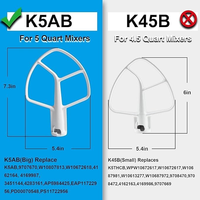KitchenAid K5SS Stand Mixer Flat Beater