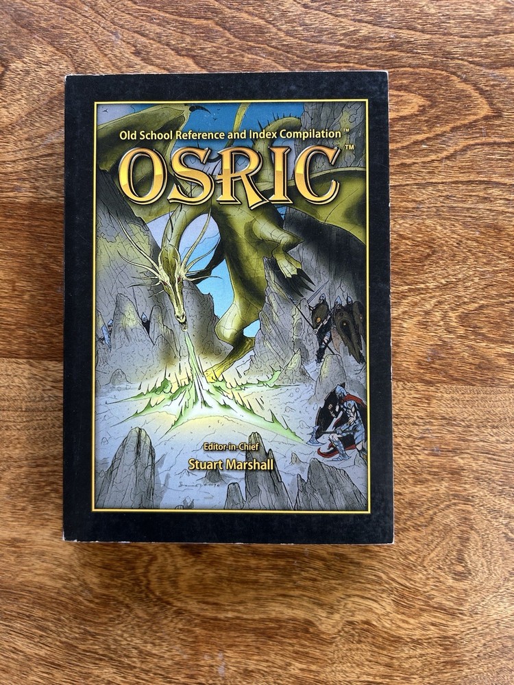 Osric Old School Reference Index Compilation for RPGs Stuart Marshall