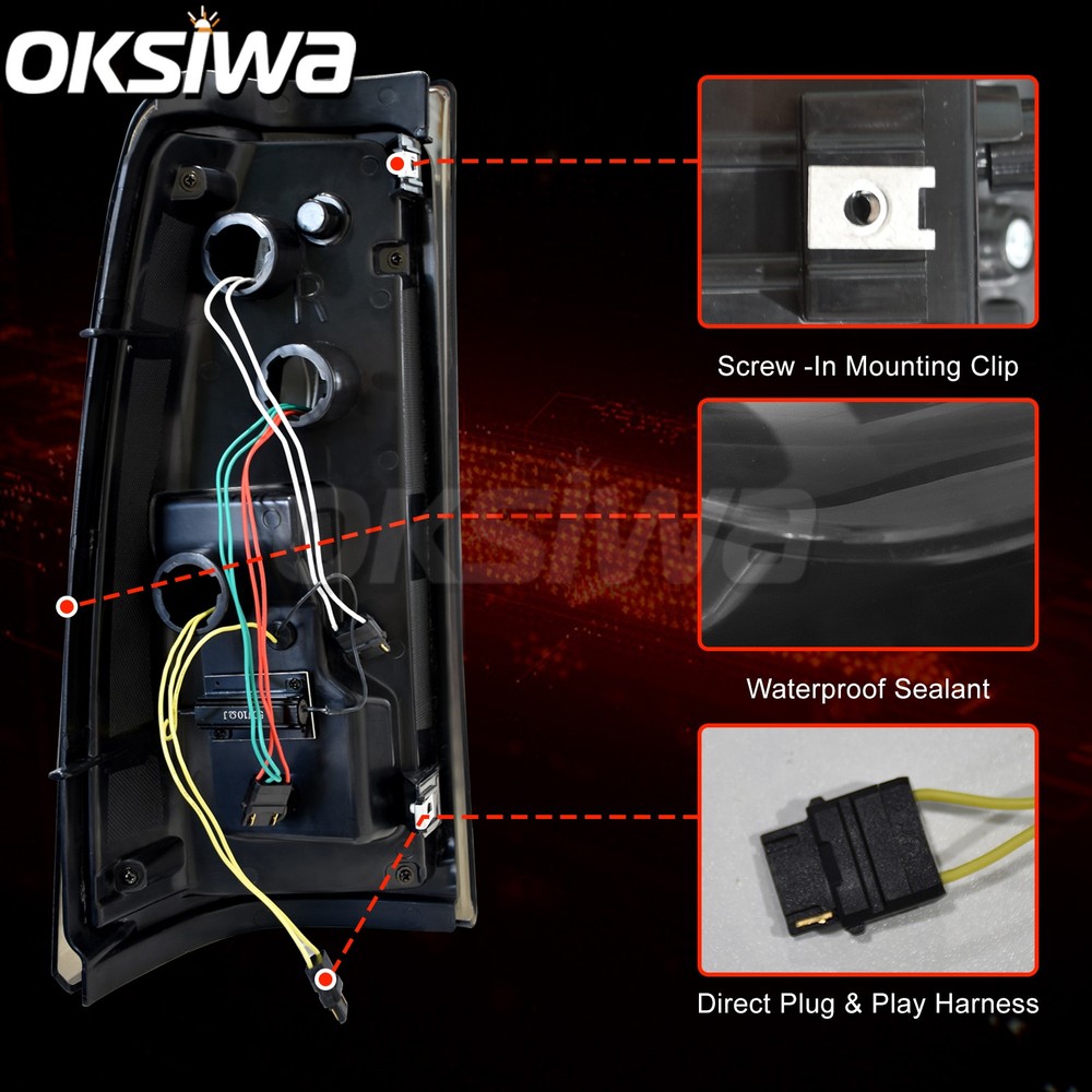 Sequential LED Tail Lights for Chevy Silverado 2003-2006, with StartUp Animation