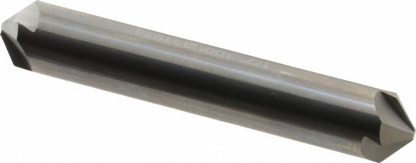 Hertel 1/2" Head Diam, 1/2" Shank, 4 Flute 100? Solid Carbide Countersink 3" ...