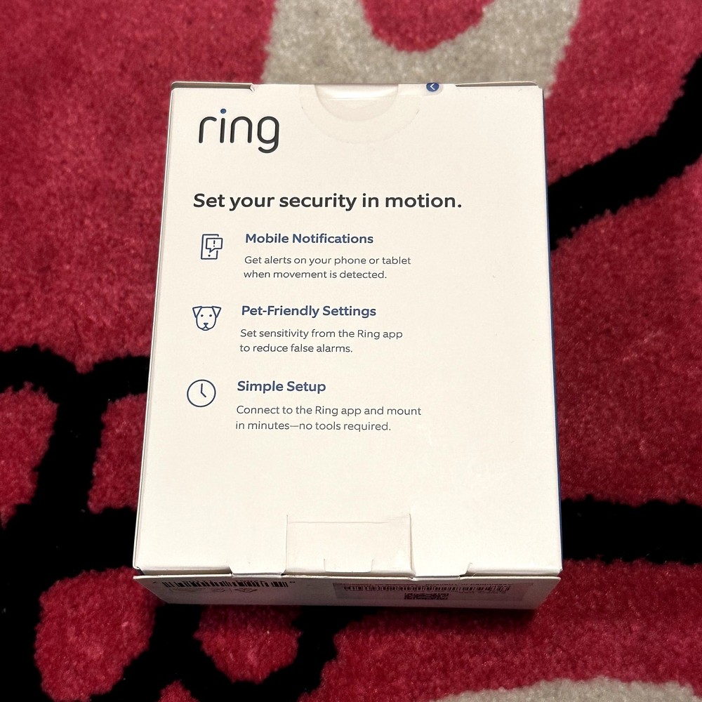 Ring Motion Detector – Smart Sensor – Brand New