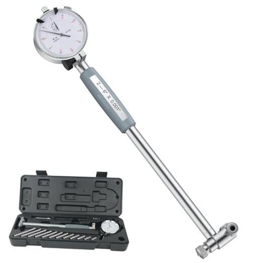 Dial Indicator Bore Gauges 2"-6"/0.001", Extender Dial Dial Display Bore Gauge