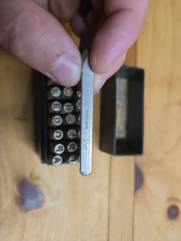 Vintage Eclipse Marking Punches 27 Letters 3mm #4