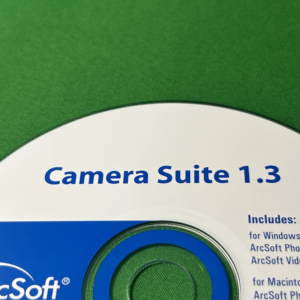 ARCSOFT Camera Suite 1.3 Disk Mac/Windows CD-ROM DISC ONLY ( 2003)