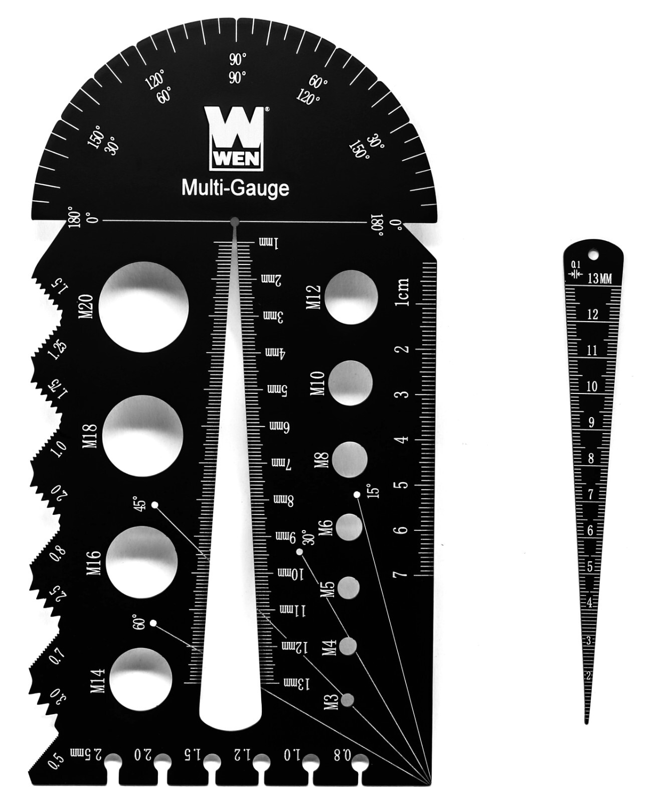 Metric and Imperial Metal Thread Pitch Multi-Gauge w/ Carrying Case, Two Pack