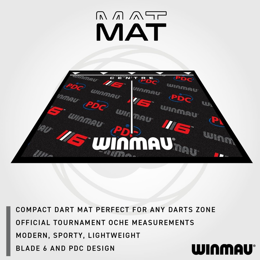 Compact-Portable Darts Mat