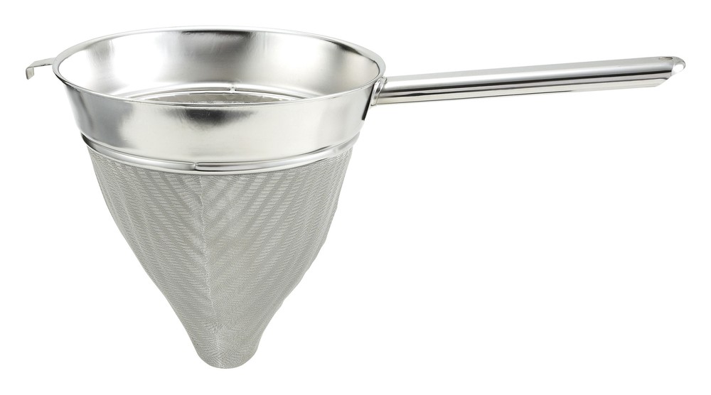 8" Bouillon Strainer, Extra Fine Mesh, S/S (3 Each)