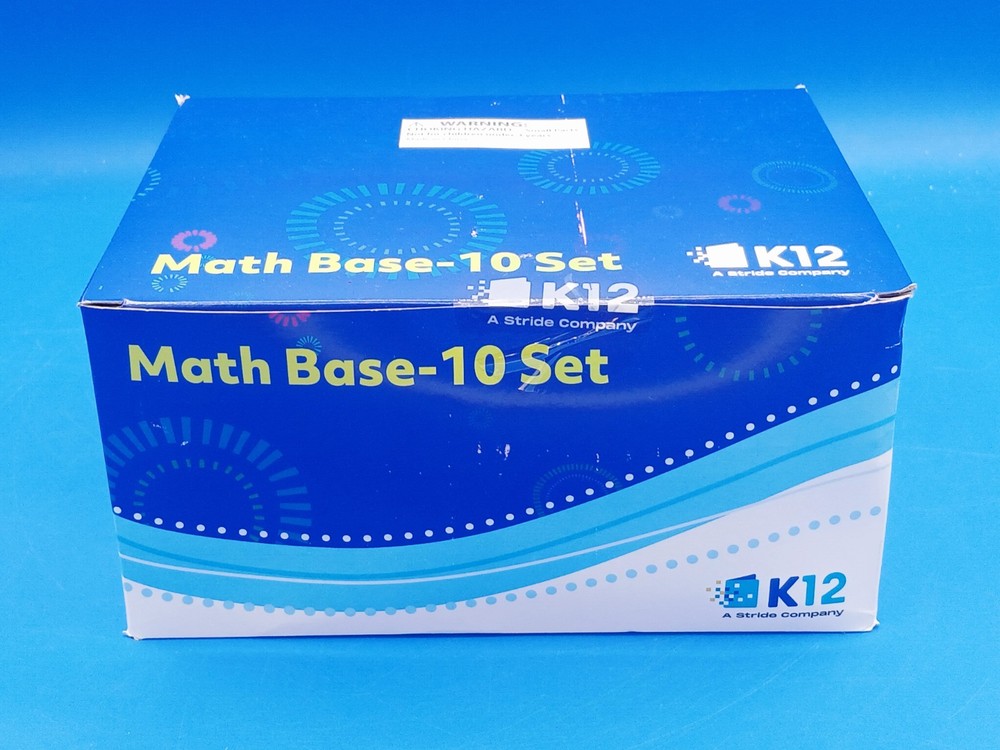 K12 Math Base-10 Set Plastic Manipulatives Classroom Learning Kit 08010 New..