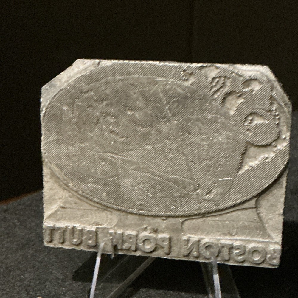 Printing Plate “ Boston Pork Butt” 3”