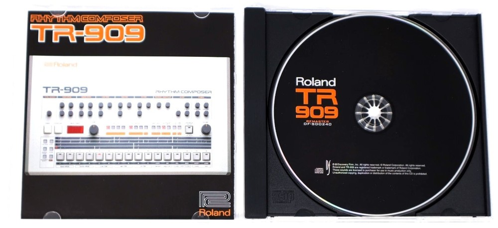 Discovery Firm TR-909 Sampling CD Sample/Sound Library Remastered Version