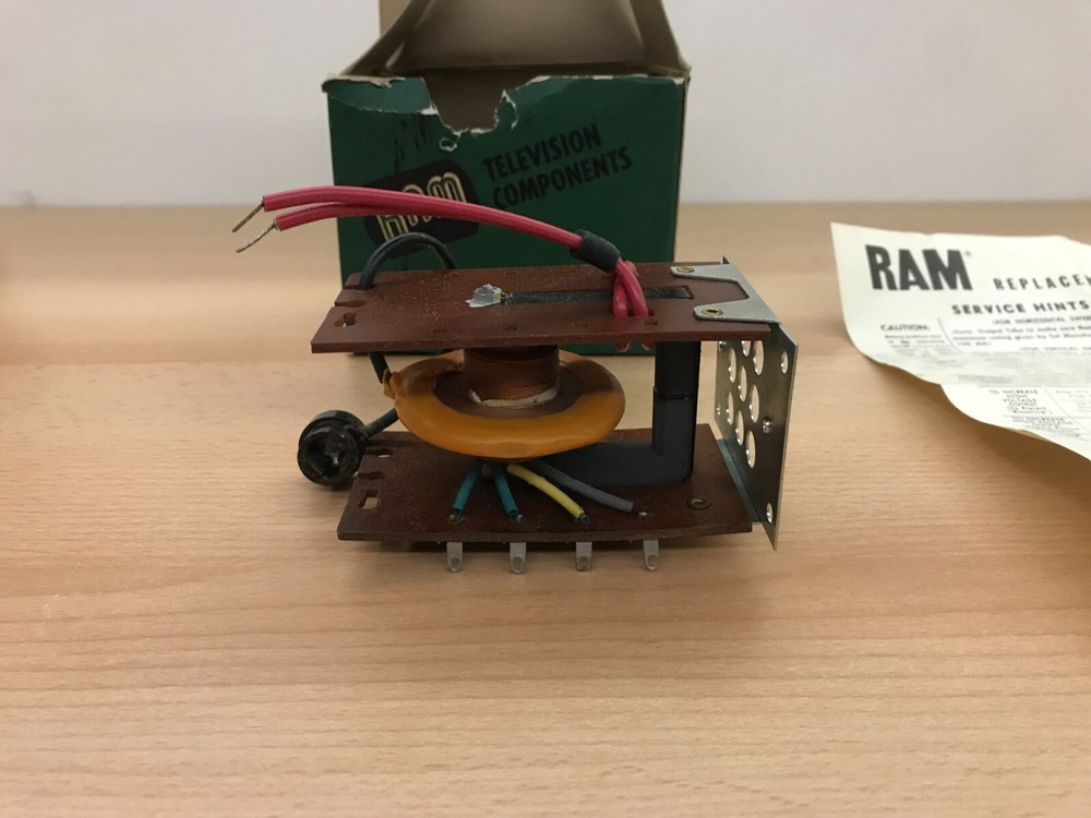 RAM Television Components X069 Horizontal Output Transformer - NOS