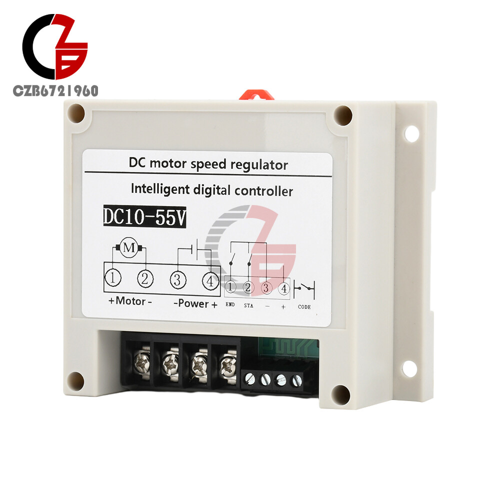 DC 10V-55V 30A Intelligent Brush Motor Speed Controller Display Remote Control