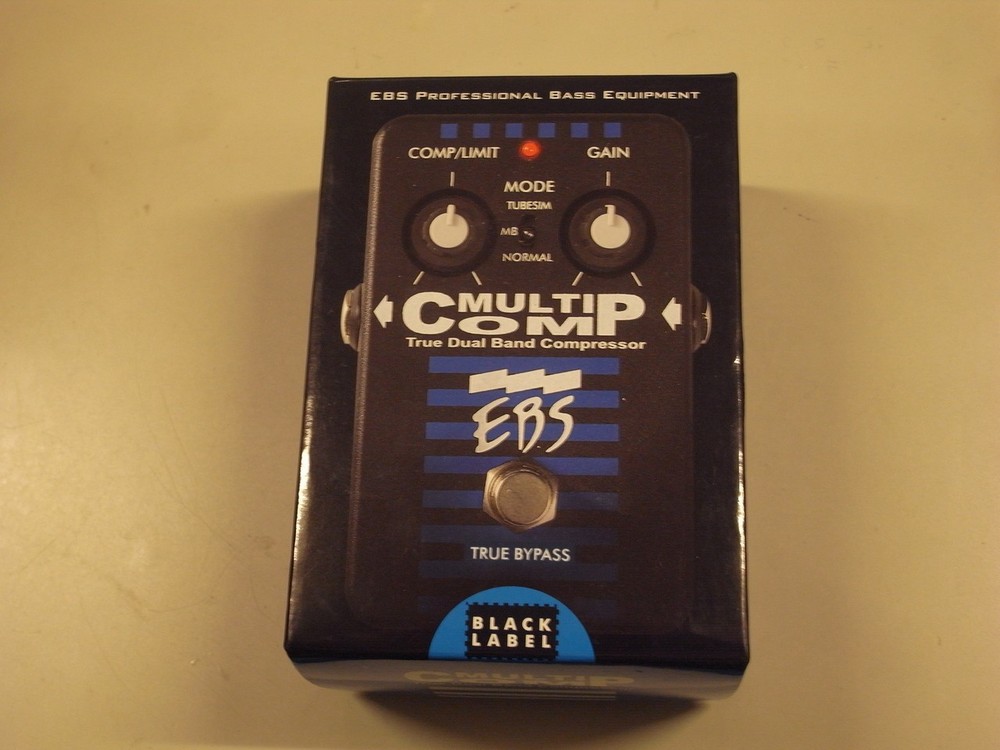 EBS Multi Comp Red Compressor Pedal 2-Knob Limited Edition Used