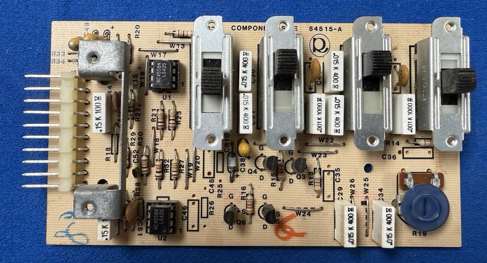 ROCK-OLA  Tone Control - PCB 54515-A