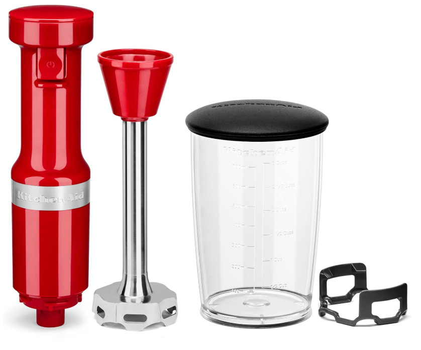 KitchenAid Variable Speed Hand Blender KHBV53 – Corded, Empire Red