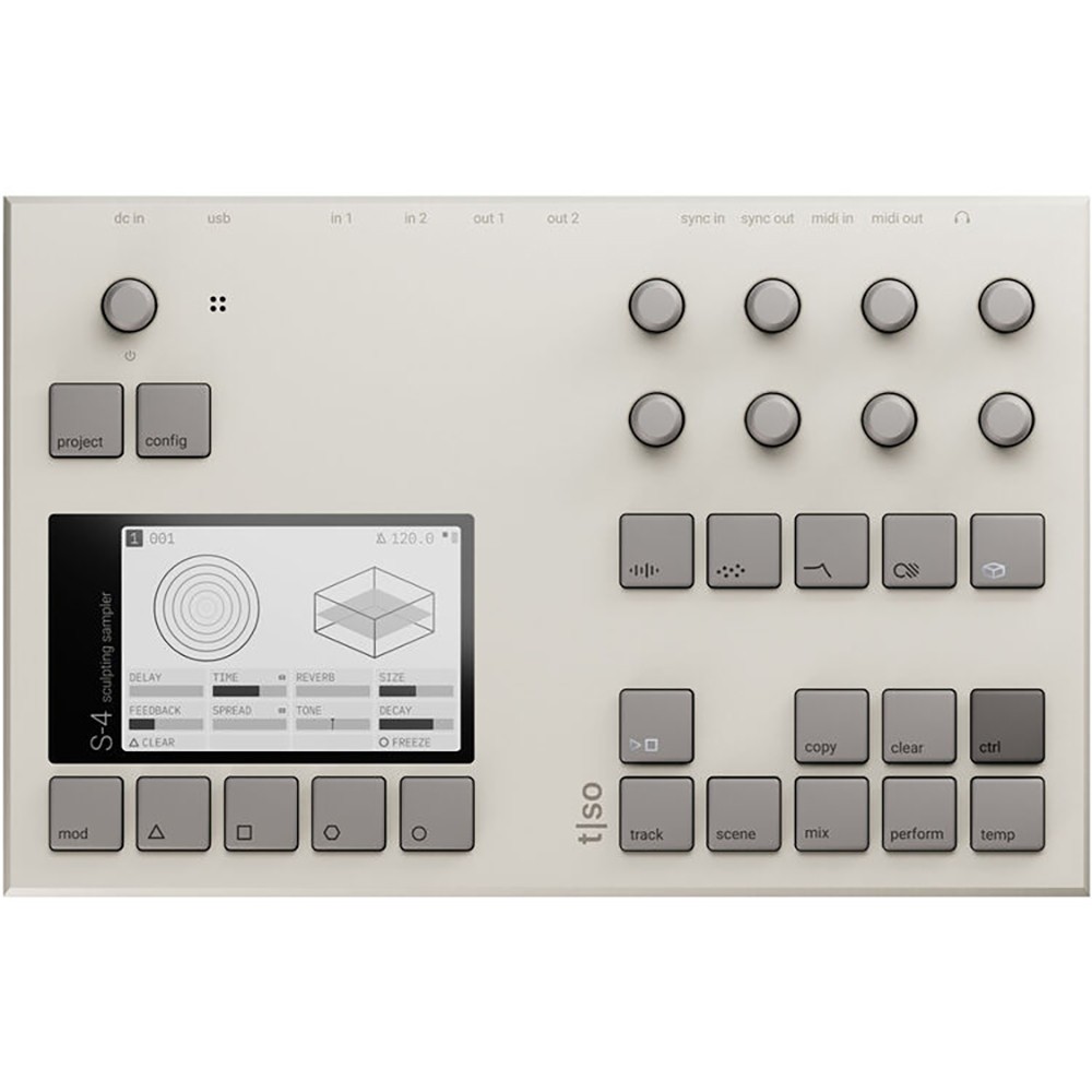 Torso Electronics S-4 Sculpting Sampler Audio Instrument (White)