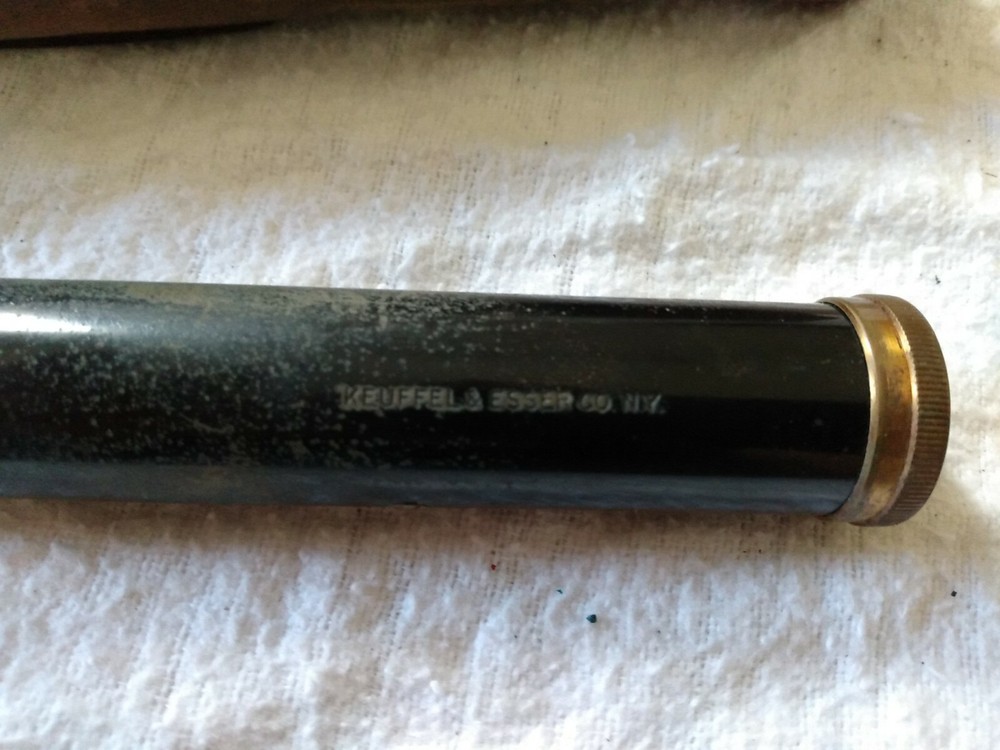Vintage Keuffel & Esser K&E Transit Scope Sight Hand Level prism broke
