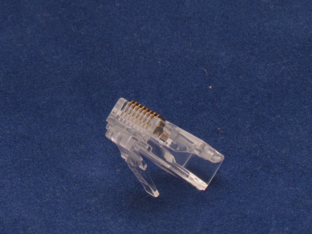 50 X pcs RJ45 Plug Cat5 Modular LAN Network Connector Internet Ethernet Cable 5E