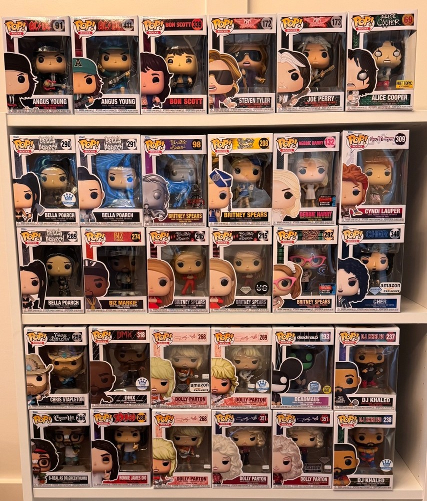 Funko POP! Rocks 75+ Different Musical Artists-Some with Multiple Variants!